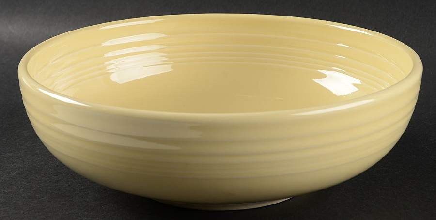 Fiesta Ivory (Intro 2008) 9" Bistro Bowl by Homer Laughlin -1