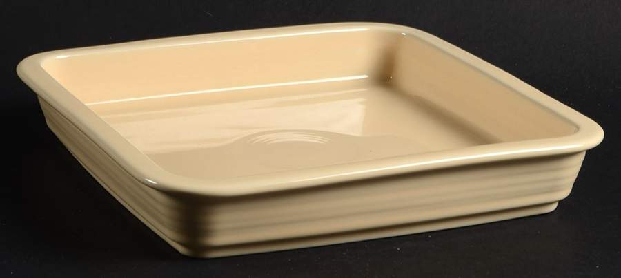 Fiesta Ivory (Intro 2008) Square Utility Tray by Homer Laughlin -1