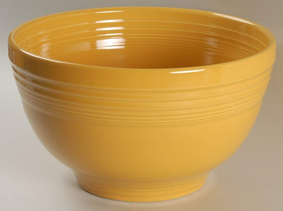 Fiesta Marigold (Intro 2008, 75th Anniversary) 11" Baking Bowl by Homer Laughlin -1