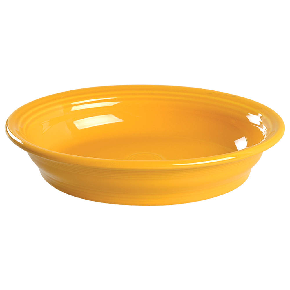 Fiesta Marigold (Intro 2008, 75th Anniversary) 10" Oval Vegetable Bowl by Homer Laughlin -1