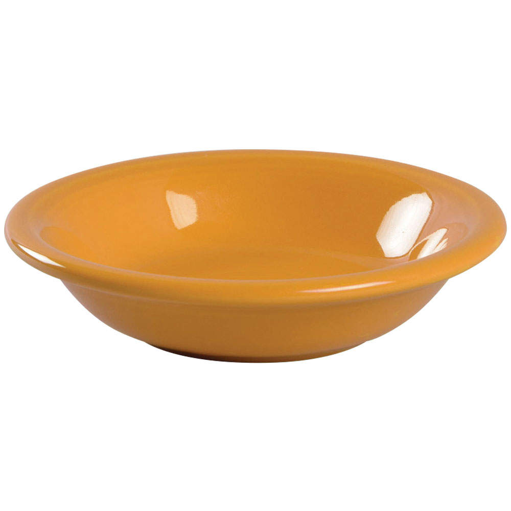 Fiesta Marigold (Intro 2008, 75th Anniversary) Fruit/Dessert (Sauce) Bowl by Homer Laughlin -1
