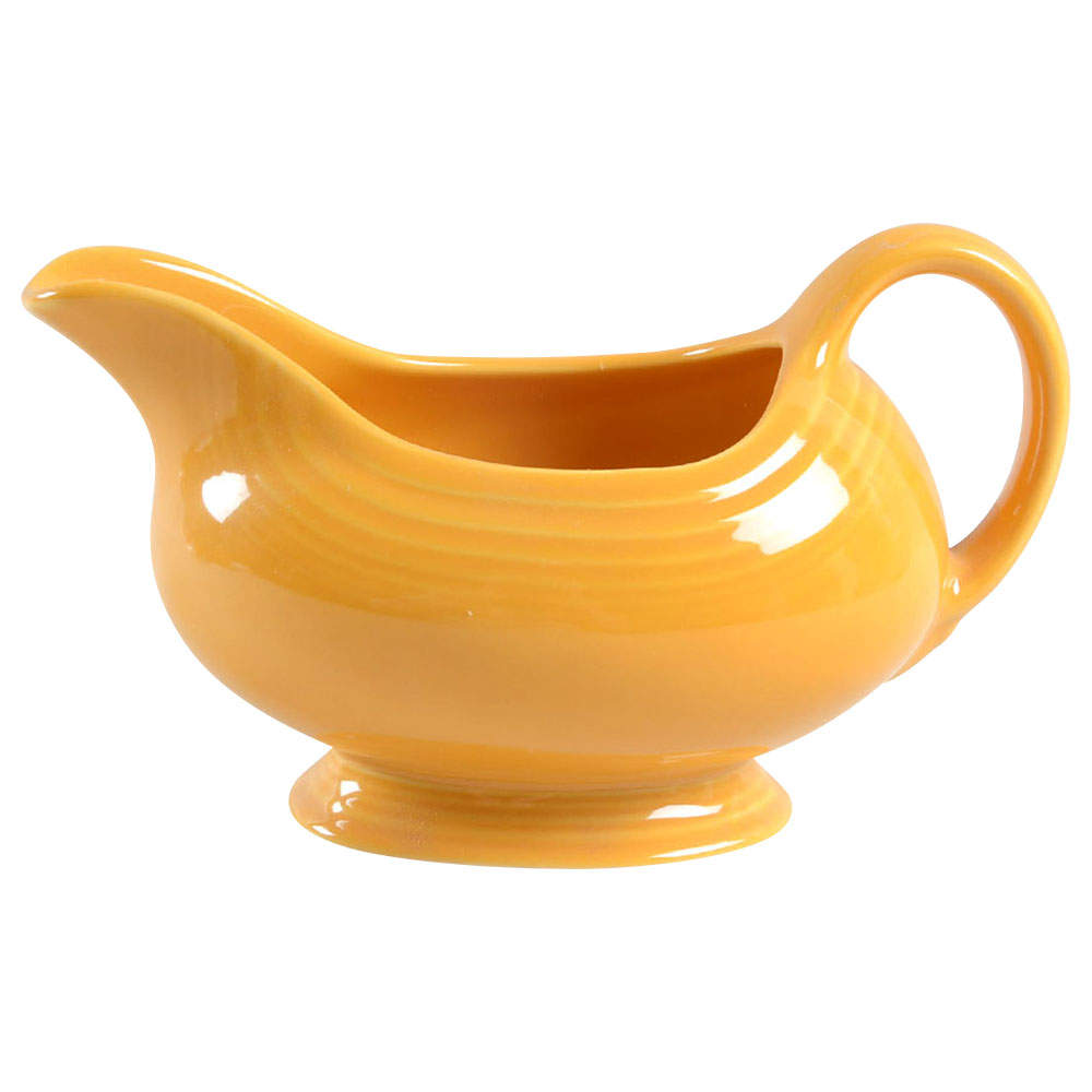 Fiesta Marigold (Intro 2008, 75th Anniversary) Open Sauce Boat by Homer Laughlin -1