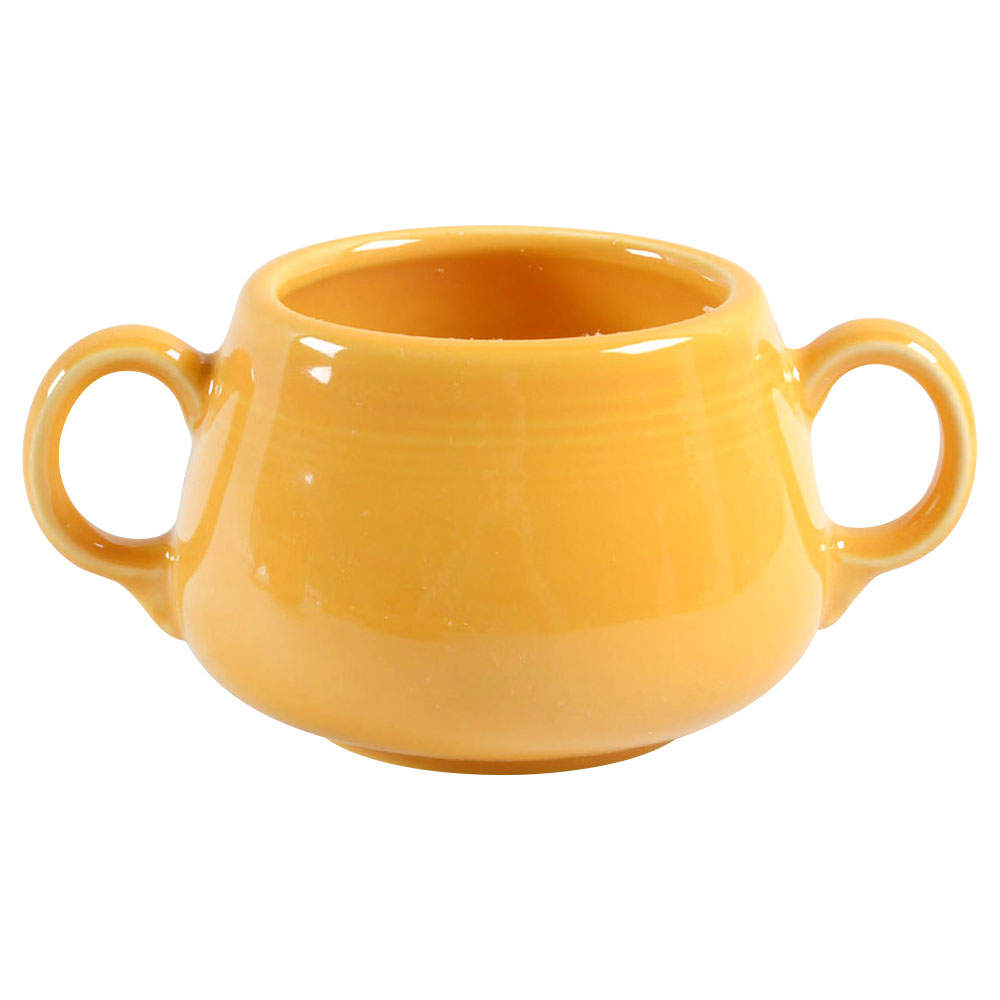 Fiesta Marigold (Intro 2008, 75th Anniversary) Sugar Bowl No Lid by Homer Laughlin -1