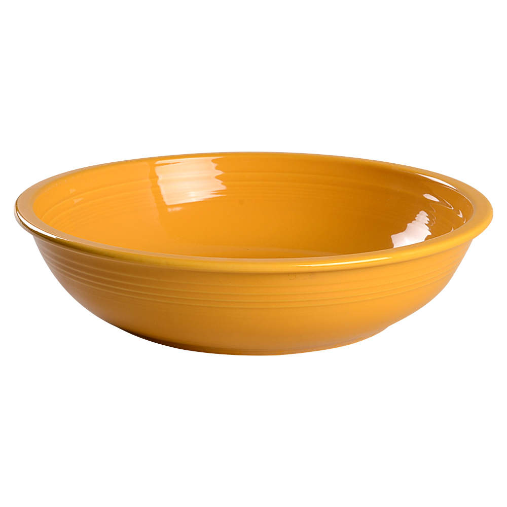 Fiesta Marigold (Intro 2008, 75th Anniversary) 12" Pasta Serving Bowl by Homer Laughlin -1