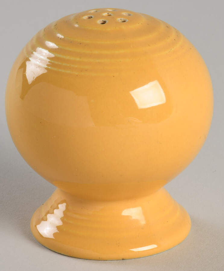Fiesta Marigold (Intro 2008, 75th Anniversary) Pepper Shaker by Homer Laughlin -1