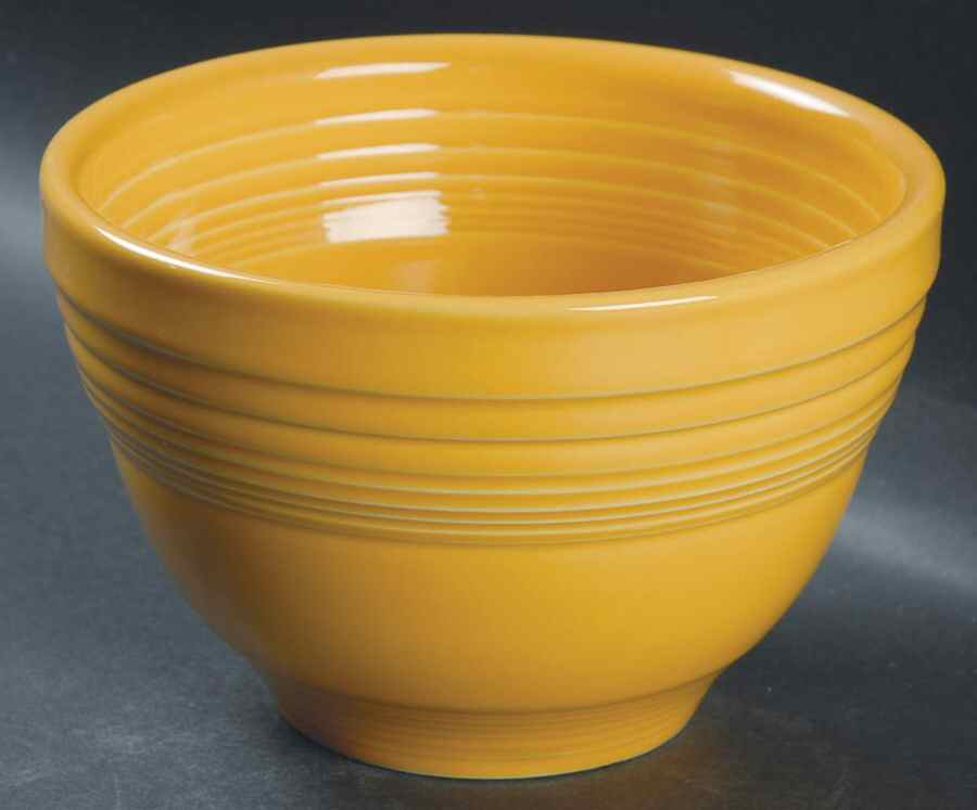 Fiesta Marigold (Intro 2008, 75th Anniversary) 6" Prep Bowl by Homer Laughlin -1