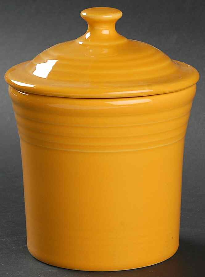 Fiesta Marigold (Intro 2008, 75th Anniversary) Jam/Jelly & Lid by Homer Laughlin -1