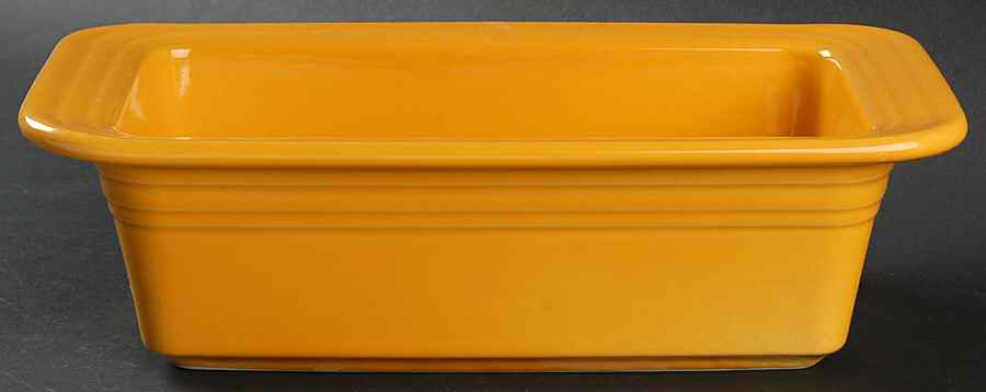 Fiesta Marigold (Intro 2008, 75th Anniversary) Loaf Pan by Homer Laughlin -1