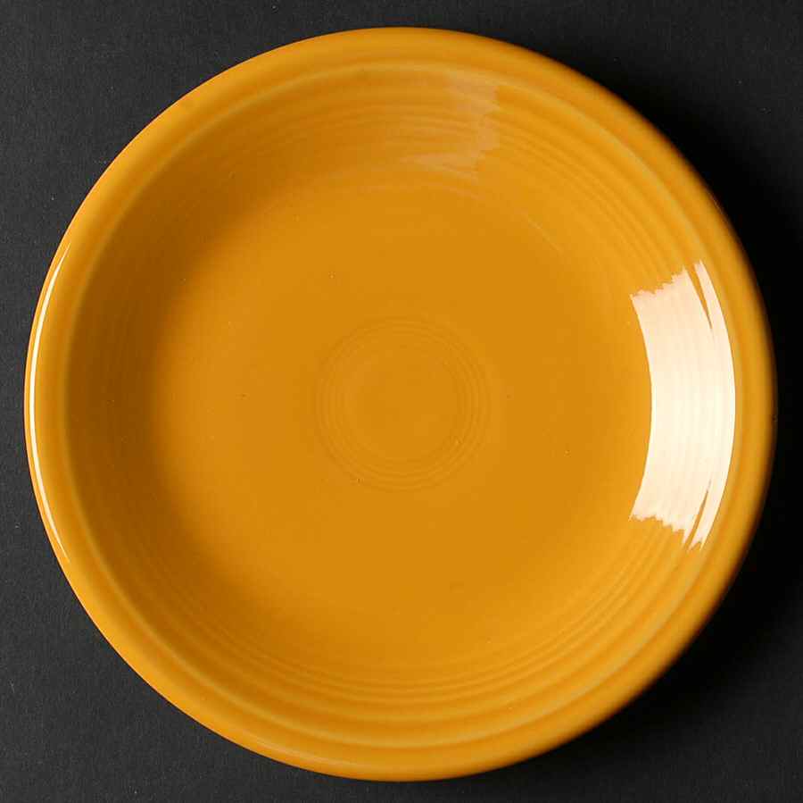 Fiesta Marigold (Intro 2008, 75th Anniversary) Bread & Butter Plate by Homer Laughlin -1