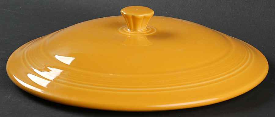 Fiesta Marigold (Intro 2008, 75th Anniversary) Lid for 2 Qt Round Covered Casserole by Homer Laughlin -1