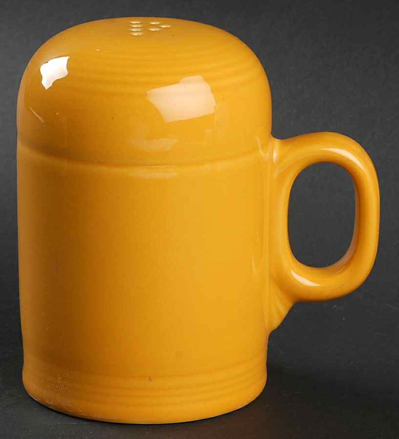 Fiesta Marigold (Intro 2008, 75th Anniversary) Stove Top Pepper Shaker by Homer Laughlin -1