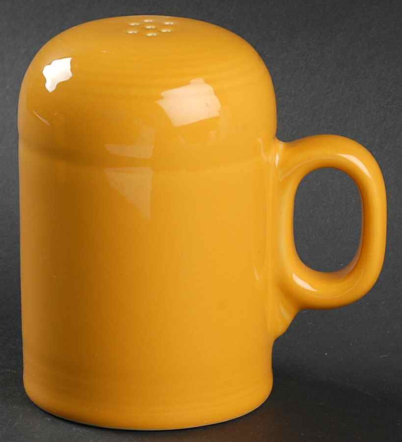 Fiesta Marigold (Intro 2008, 75th Anniversary) Stove Top Salt Shaker by Homer Laughlin -1