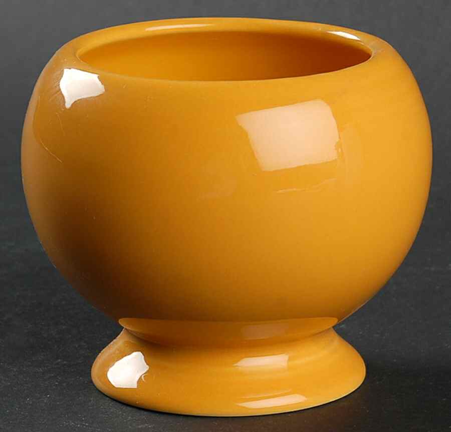 Fiesta Marigold (Intro 2008, 75th Anniversary) Individual Sugar Bowl No Lid by Homer Laughlin -1