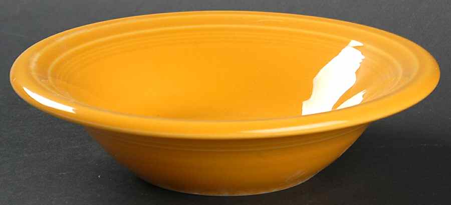 Fiesta Marigold (Intro 2008, 75th Anniversary) Stacking Bowl by Homer Laughlin -1