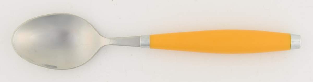 Fiesta Marigold (Intro 2008, 75th Anniversary) Place/Oval Soup Spoon by Homer Laughlin -1