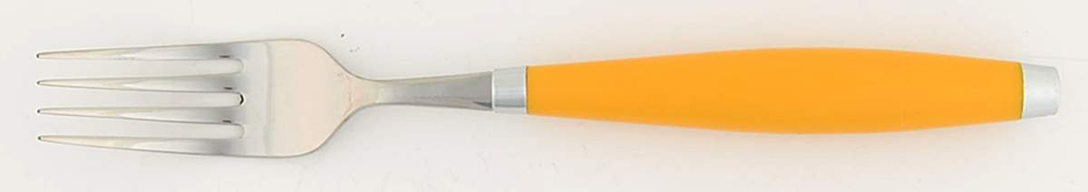 Fiesta Marigold (Intro 2008, 75th Anniversary) Dinner Fork (7 1/2" or Larger) by Homer Laughlin -1