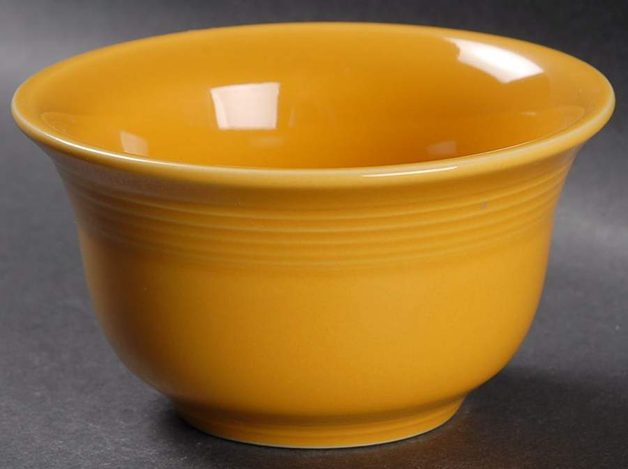 Fiesta Marigold (Intro 2008, 75th Anniversary) Bouillon Cup (No Saucer Made) by Homer Laughlin -1