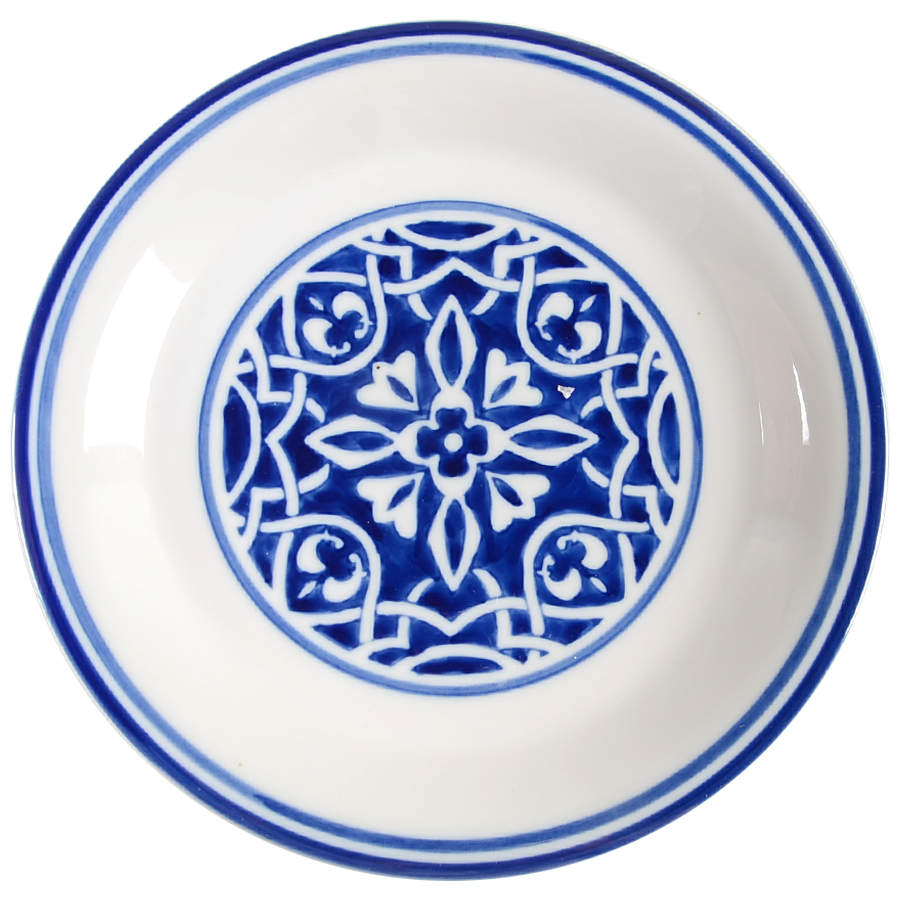 Catalina Medallion Blue Salad/Dessert Plate by Home-1