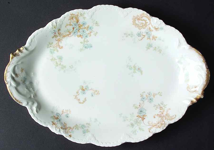 Schleiger 144-10 11" Oval Serving Platter by Haviland-1