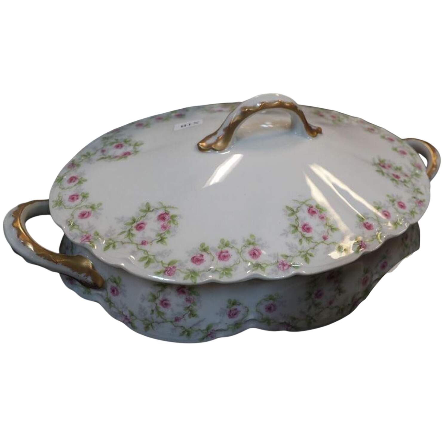 Schleiger 1049-2 Oval Covered Vegetable by Haviland-1