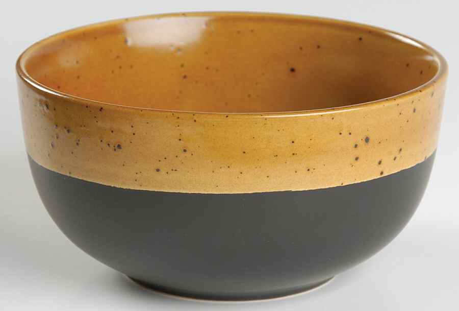 Rave Amber Field Soup/Cereal Bowl by Home Trends-1