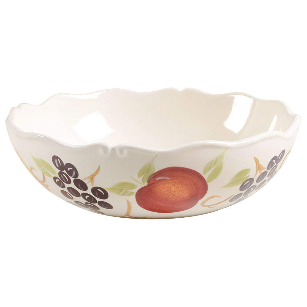 Bella Fruit 10" Large Salad Serving Bowl by Home Trends-1