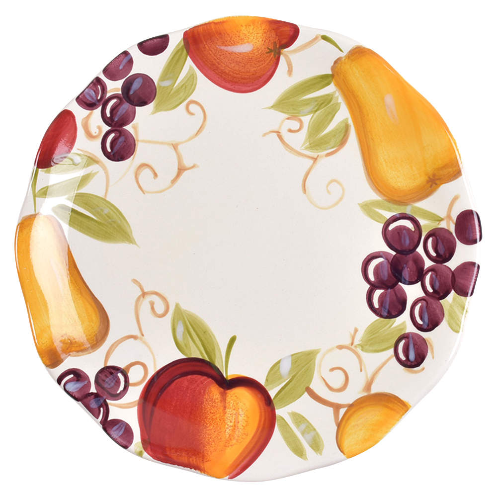 Bella Fruit Salad/Dessert Plate by Home Trends-1