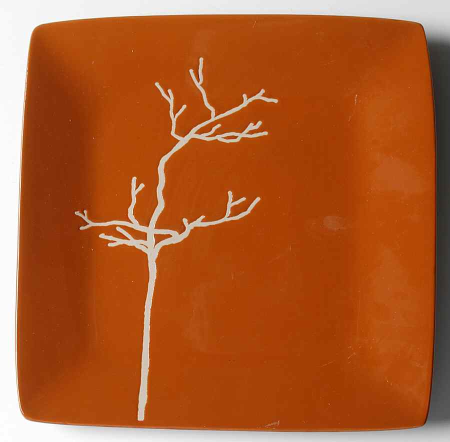 Autumn Branch Salad/Dessert Plate by Baum Brothers-1