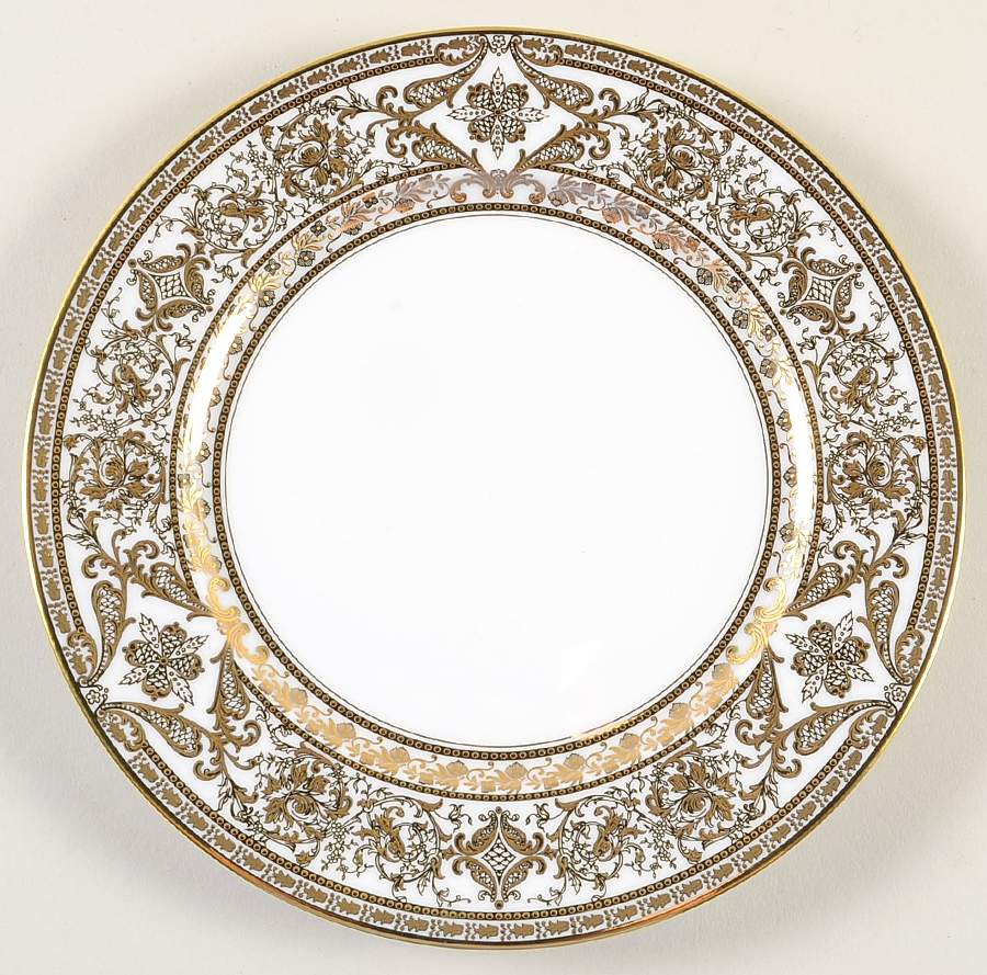Matignon Gold Dessert/Pie Plate by Haviland-1
