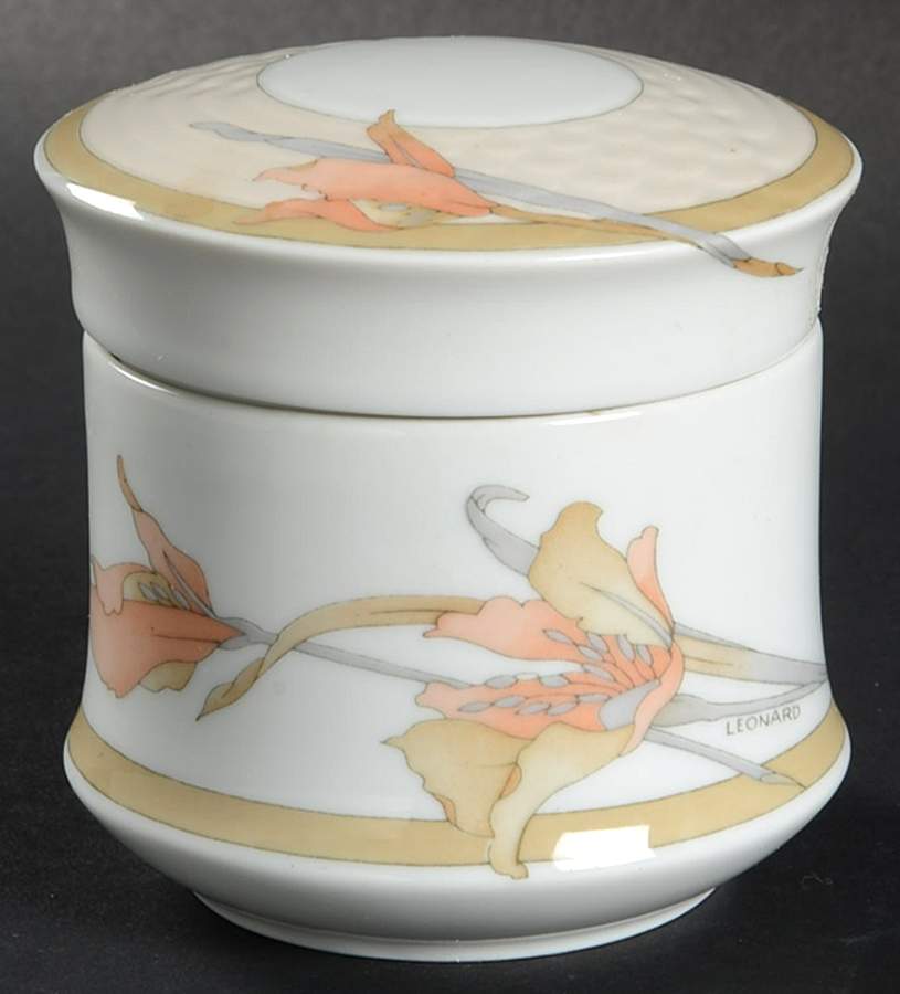 Leonard Sugar Bowl & Lid by Hutschenreuther-1