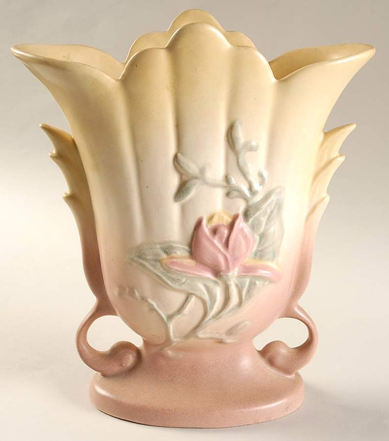 Magnolia (Matte) 8" Vase by Hull-1