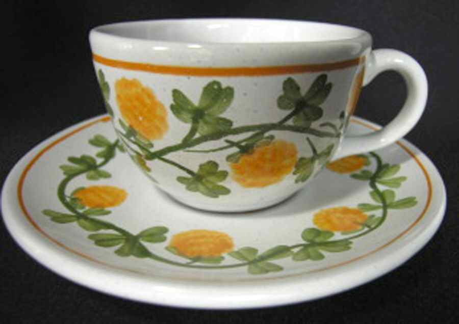 HGY5 Flat Cup & Saucer Set by Hungary-1