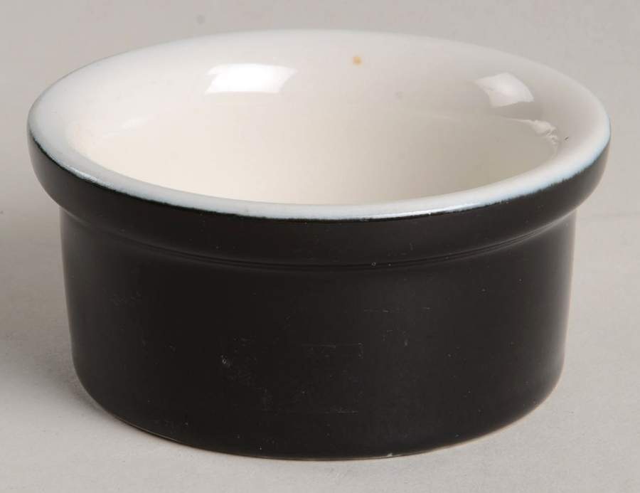 Black Ramekin by Hall-1