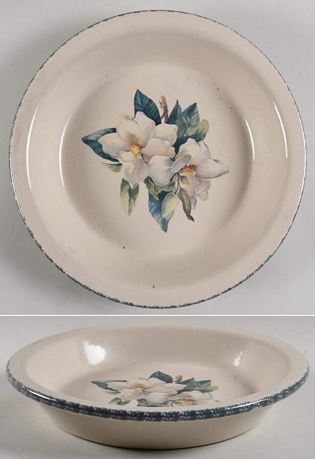 Magnolia 10" Pie Baking Plate by Home & Garden Party-1
