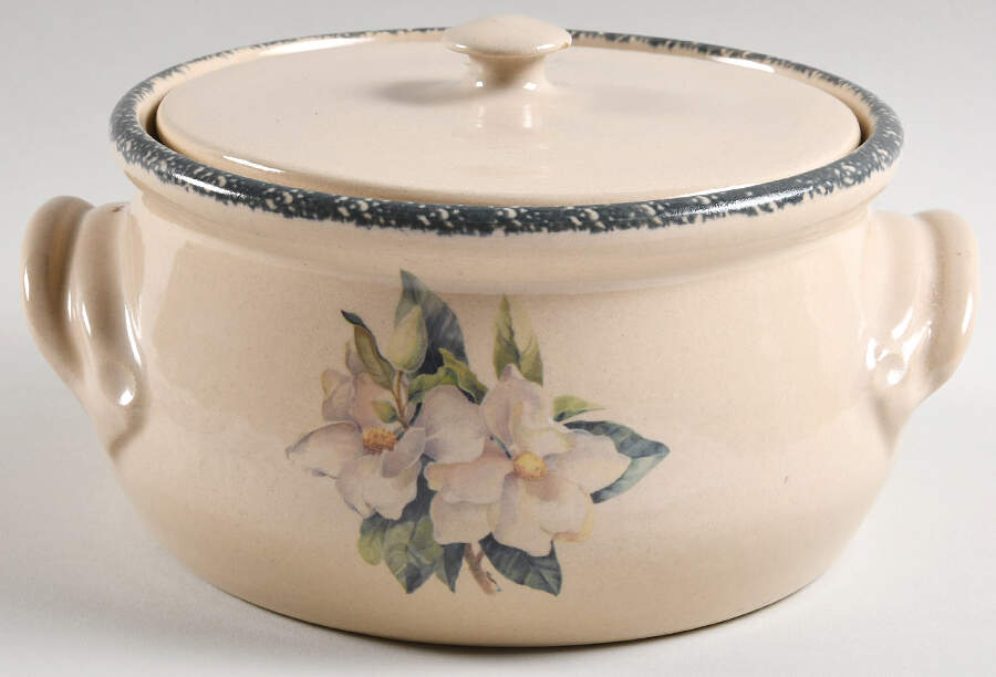 Magnolia 2 Qt Round Covered Casserole by Home & Garden Party-1