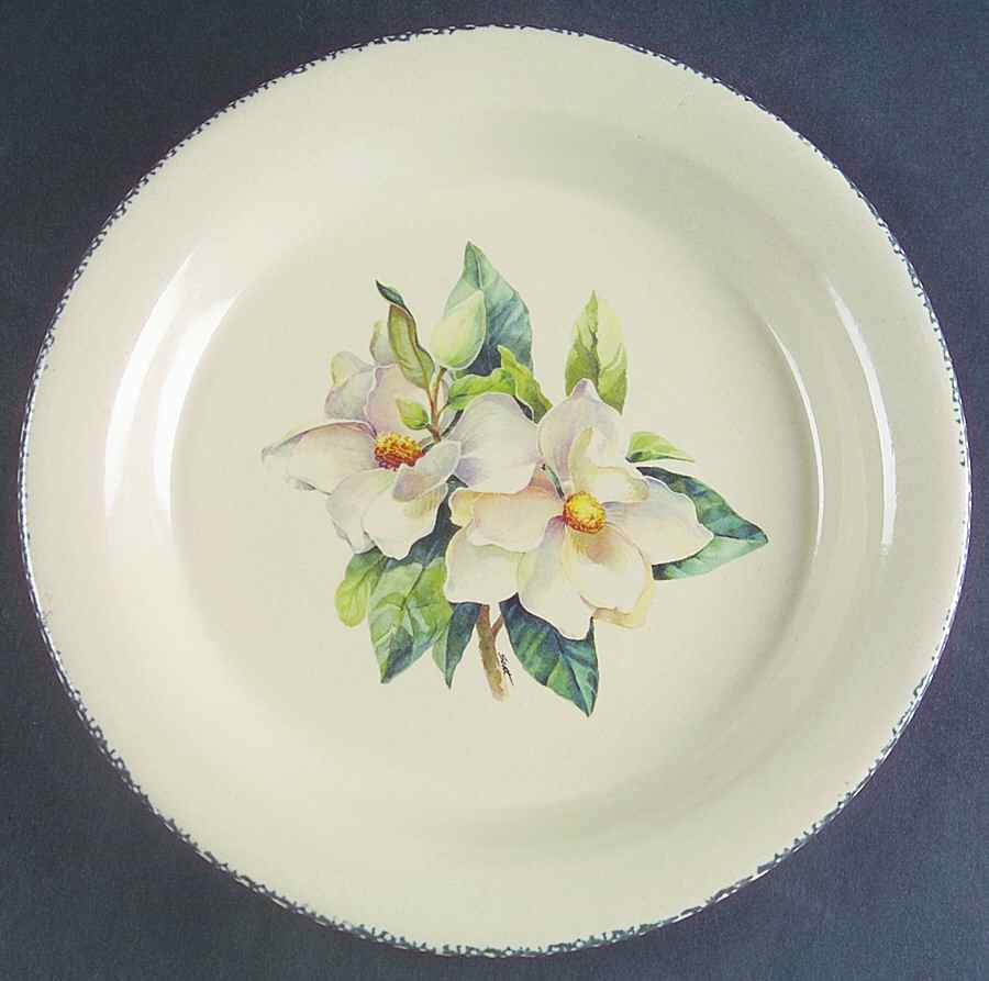 Magnolia Dinner Plate by Home & Garden Party-1