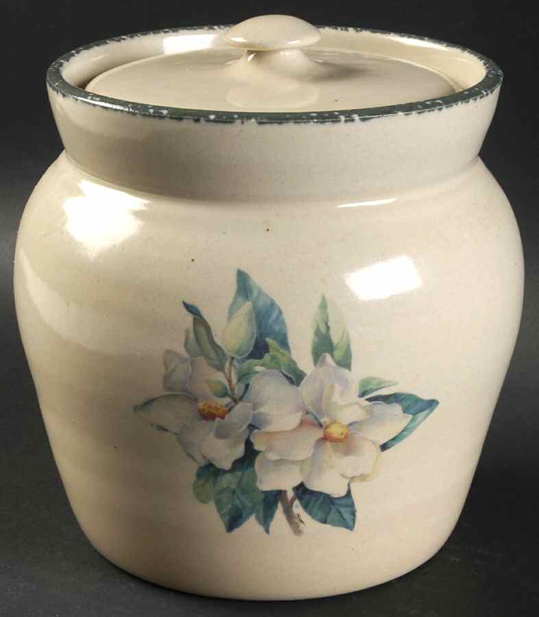 Magnolia Sugar Bowl & Lid by Home & Garden Party-1