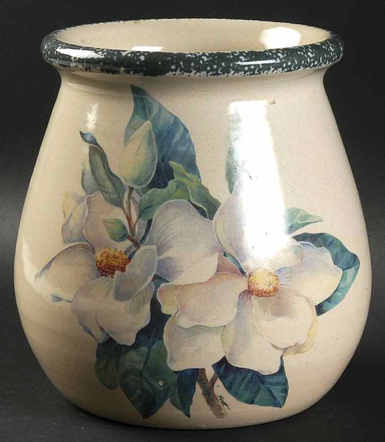 Magnolia Utensil Holder by Home & Garden Party-1