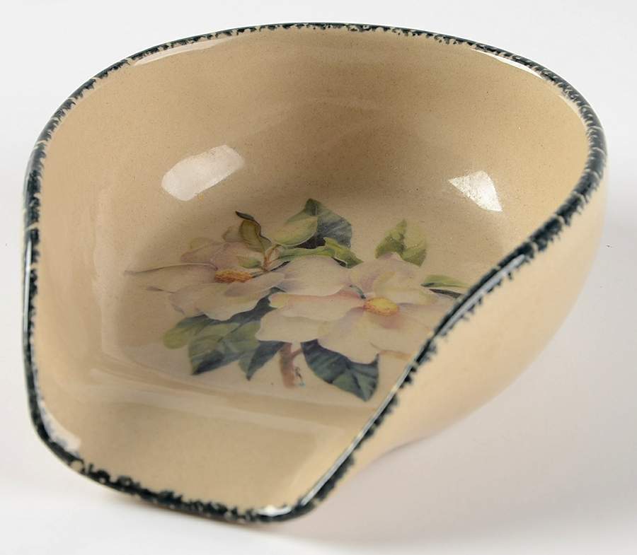Magnolia Spoon Rest/Holder (Holds 1 Spoon) by Home & Garden Party-1