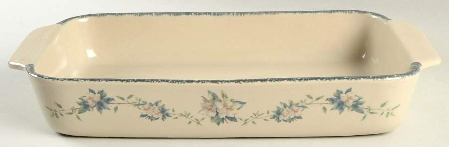 Magnolia 13"  Rectangular Baker by Home & Garden Party-1