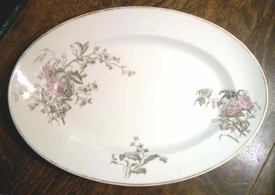Schleiger 77-17 14" Oval Serving Platter by Haviland-1
