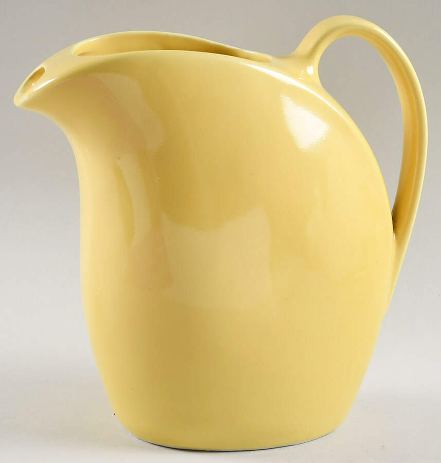Canary Yellow Riviera Jug by Hall-1