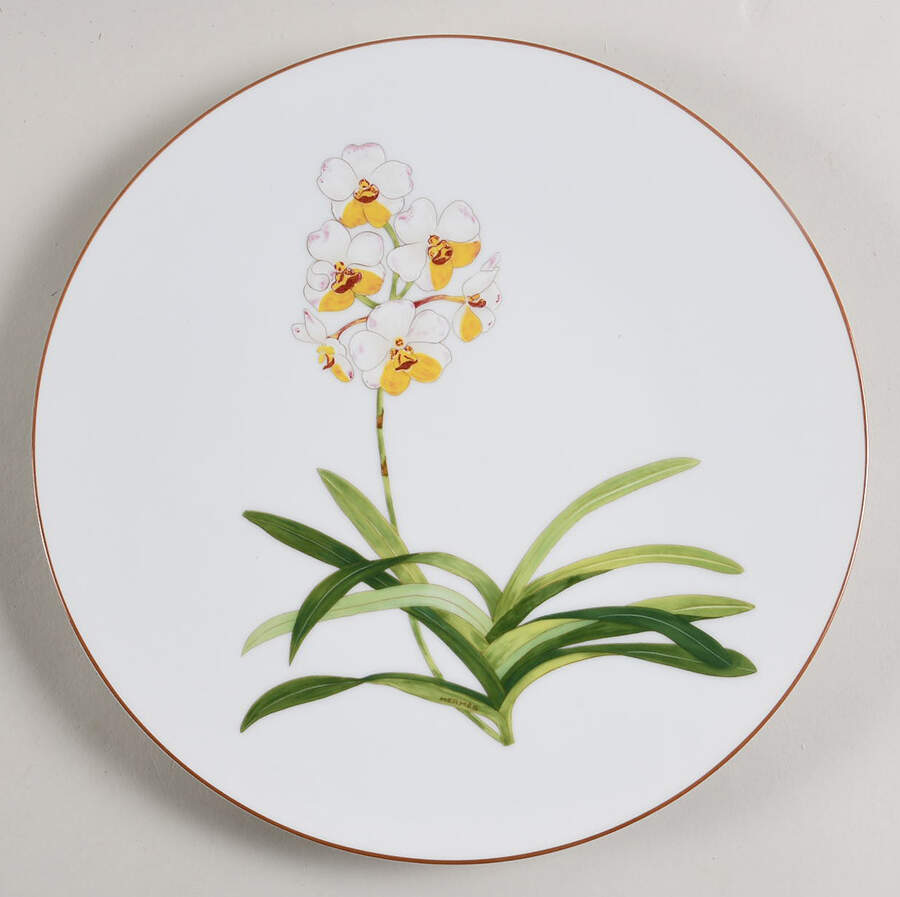 Jardin des Orchidees Dinner Plate by Hermes-1