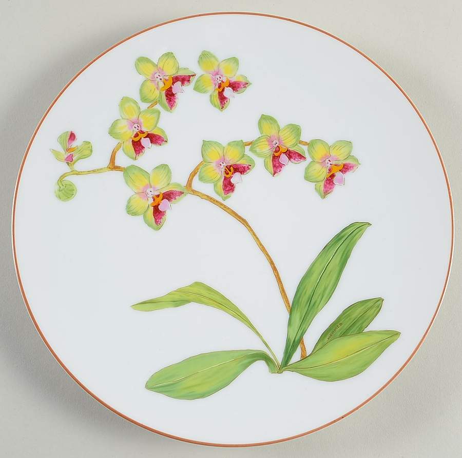 Jardin des Orchidees Dessert/Pie Plate by Hermes-1