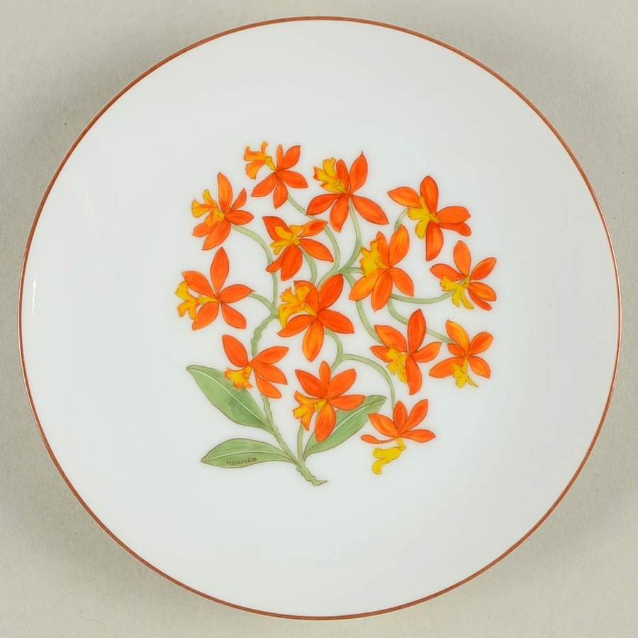 Jardin des Orchidees Bread & Butter Plate by Hermes-1