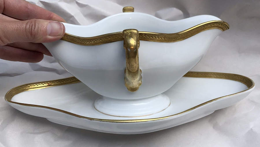 3855 Gravy Boat with Attached Underplate by Heinrich - H&C-1