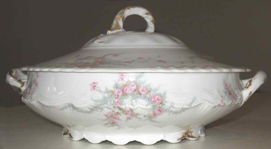 Schleiger 342s-2 Round Covered Vegetable by Haviland-1
