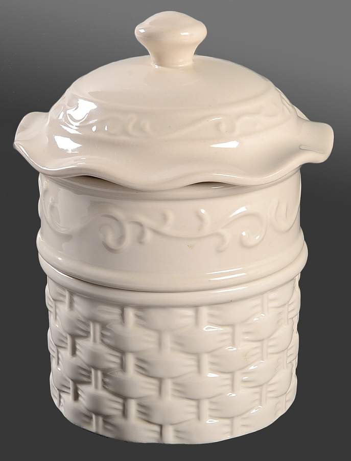 Veranda (3 Pc) Sugar, Sweetner & Lid Stacking Set by Home & Garden Party-1