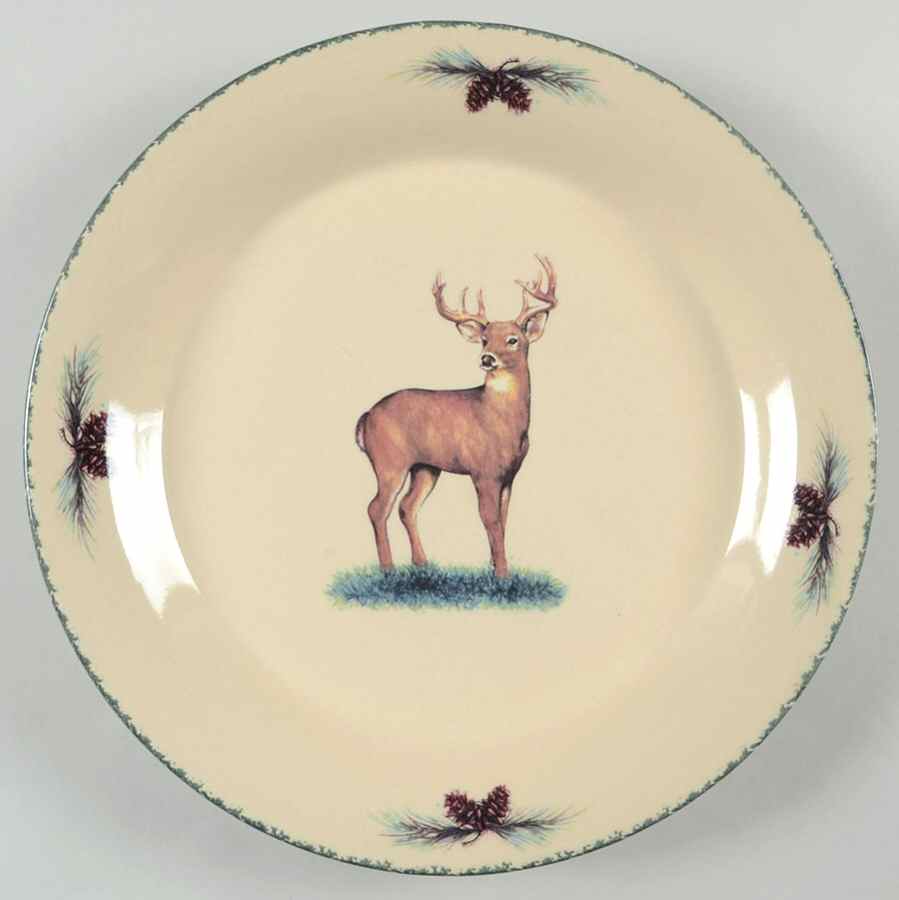 Northwoods Dinner Plate by Home & Garden Party-1