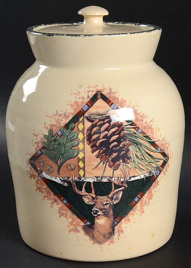 Northwoods Extra Large Canister & Lid by Home & Garden Party-1